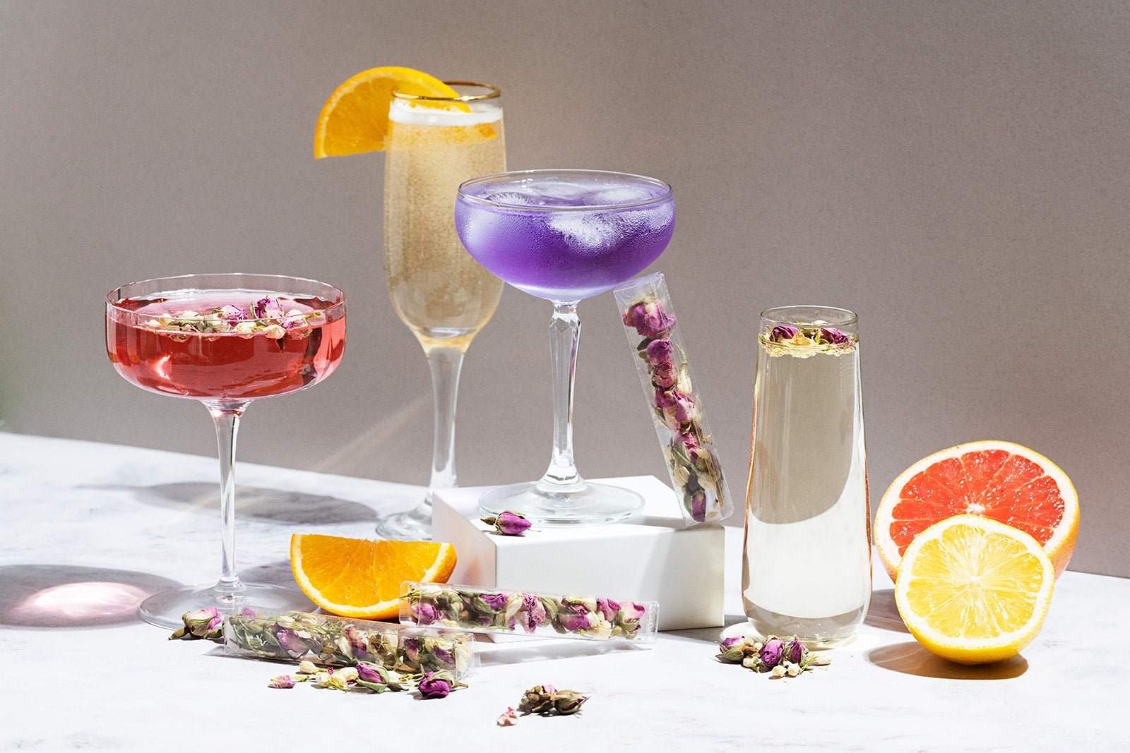 Rose & Jasmine Flower Garnish 