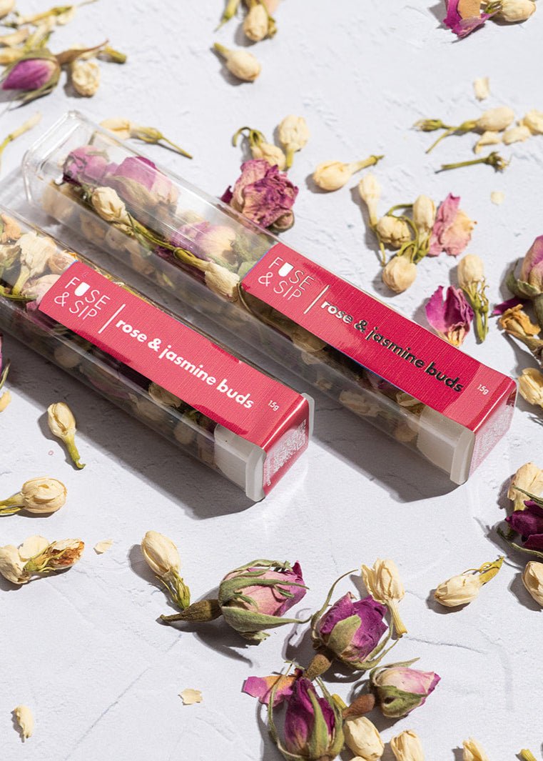 Rose & Jasmine Flower Garnish 