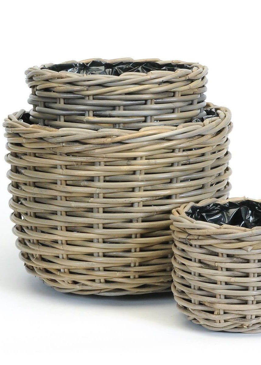Round Basket Planters 
