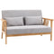 HOMCOM Loveseat Sofa 55