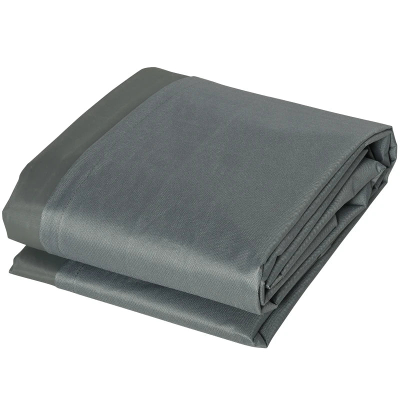 Patio Furniture Covers Waterproof for Lounge Chair Set, 600D Heavy Duty Oxford Patio Cover, 80.7" x 75.6" x 24", Grey