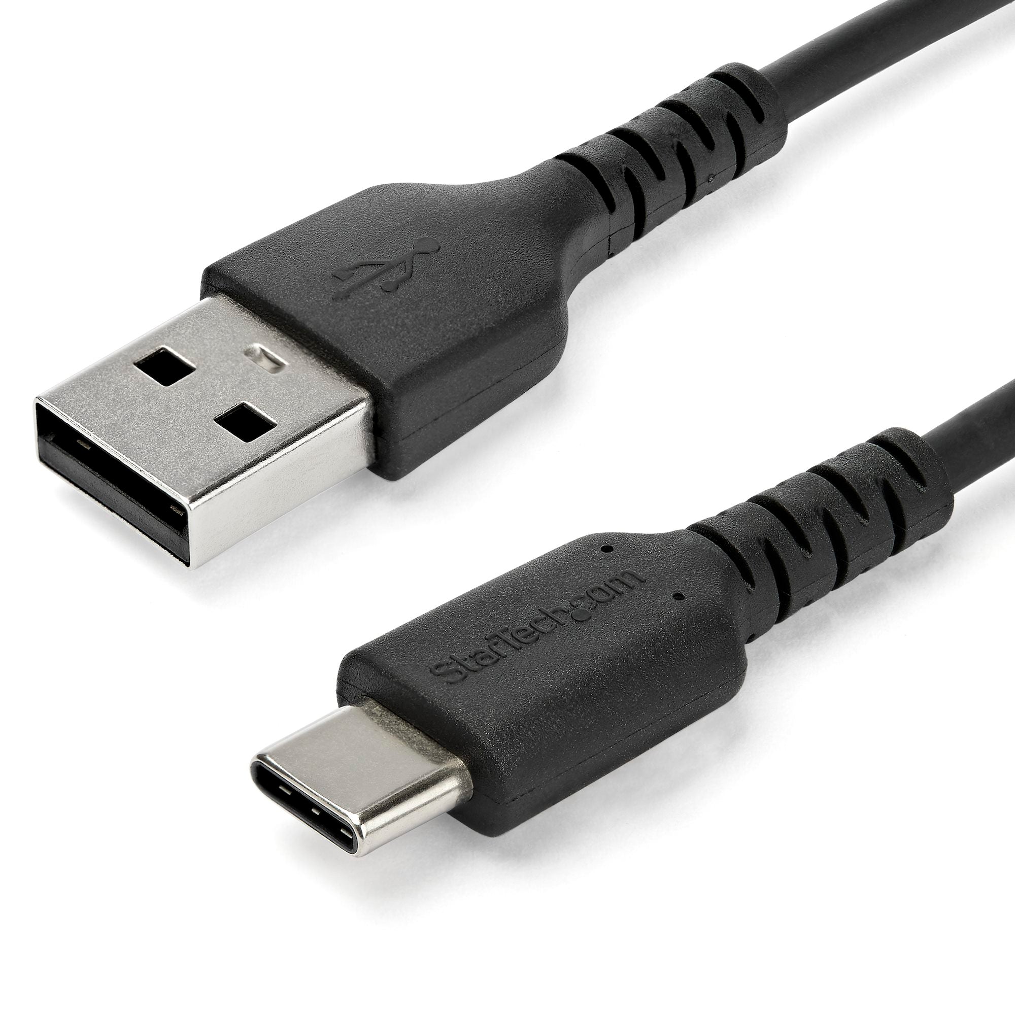 USB-A to USB-C Fast Charging Cable, Rugged, Charge & Sync, 3A, USB 2.0, TPE Jacket and Aramid Fiber - USB Charging Cord 