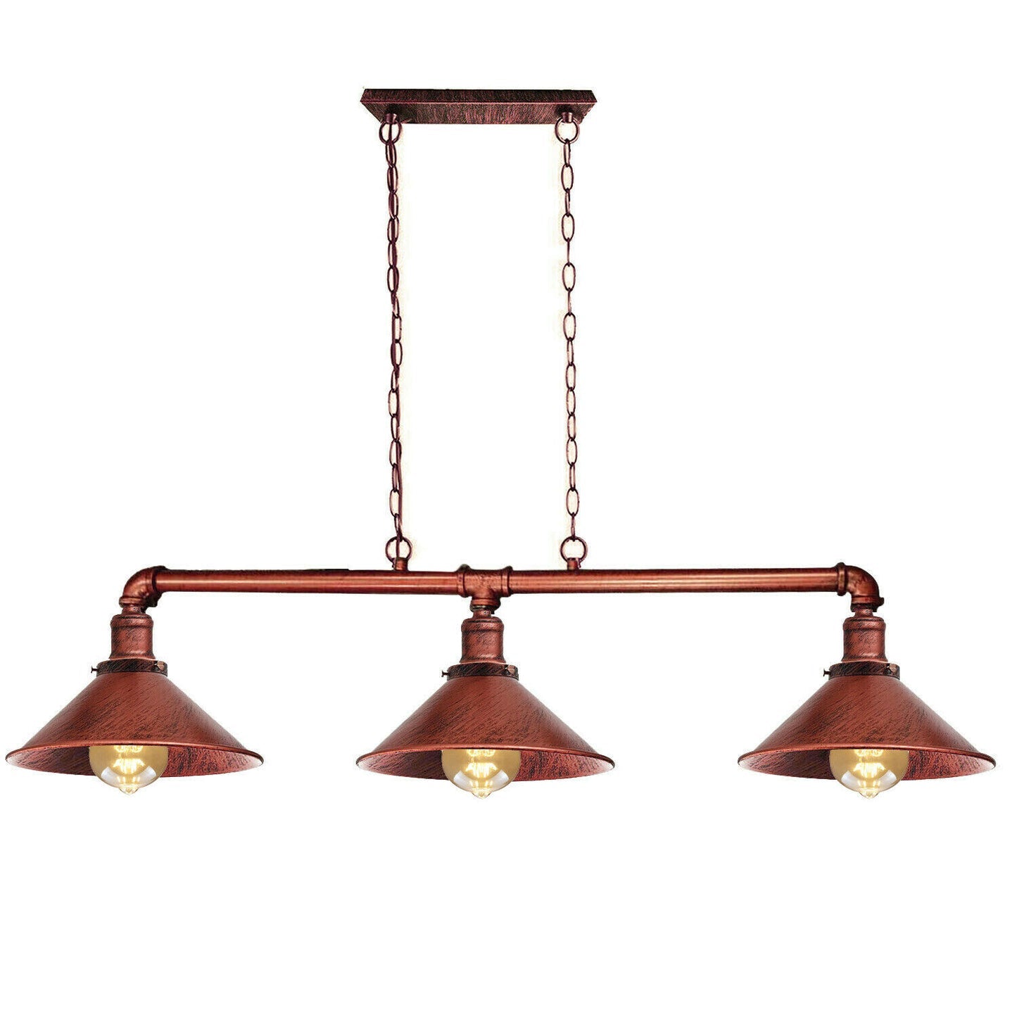 Industrial 3-way Ceiling Pipe Pendant Lights~1159