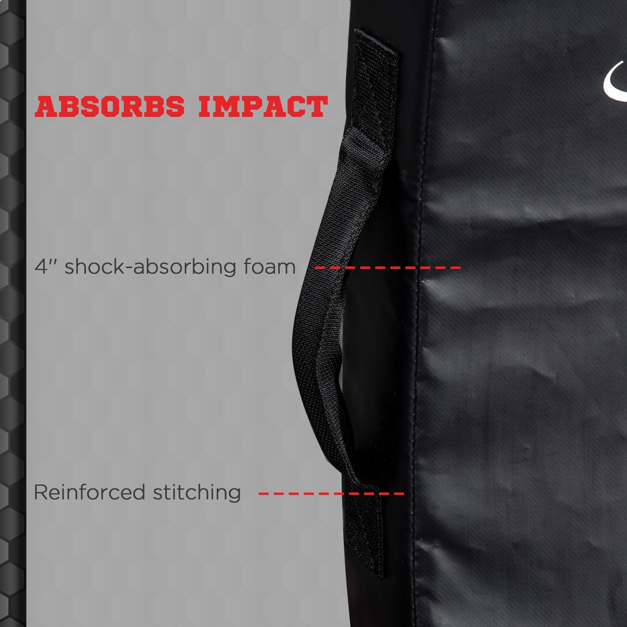 Soozier Kick Shield Curved Muay Thai Boxing Pad for MMA Taekwondo Krav Maga Martial Arts Karate Training 