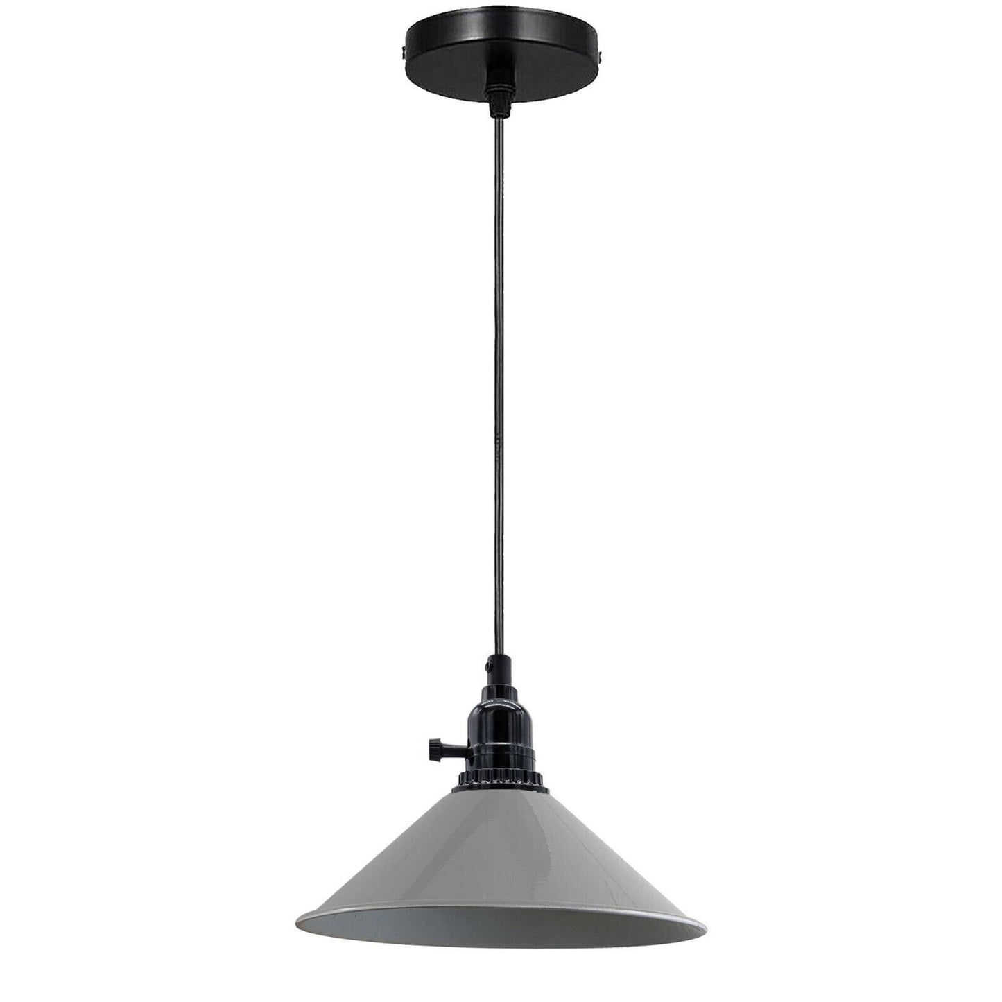 Industrial Black holder Dimmer Switch Hanging Pendant Light ~1557