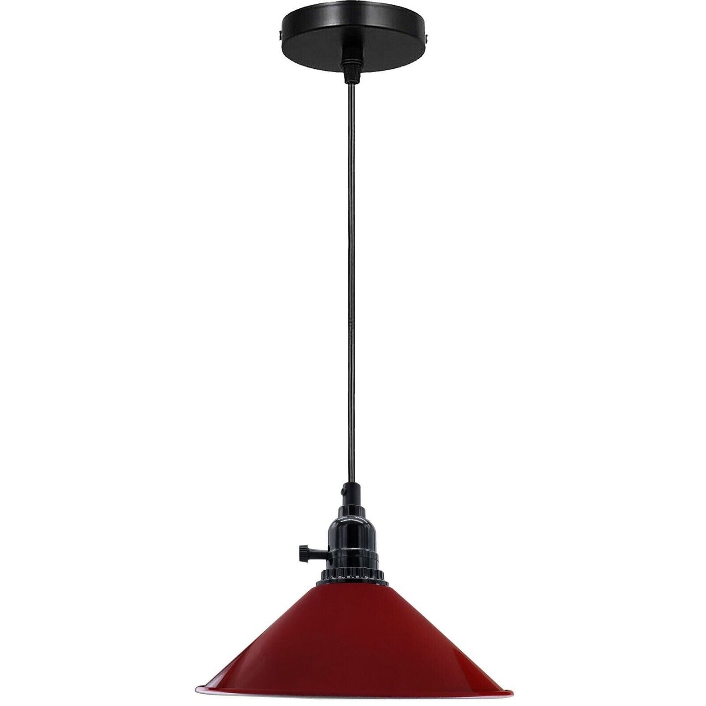 Industrial Black holder Dimmer Switch Hanging Pendant Light ~1557