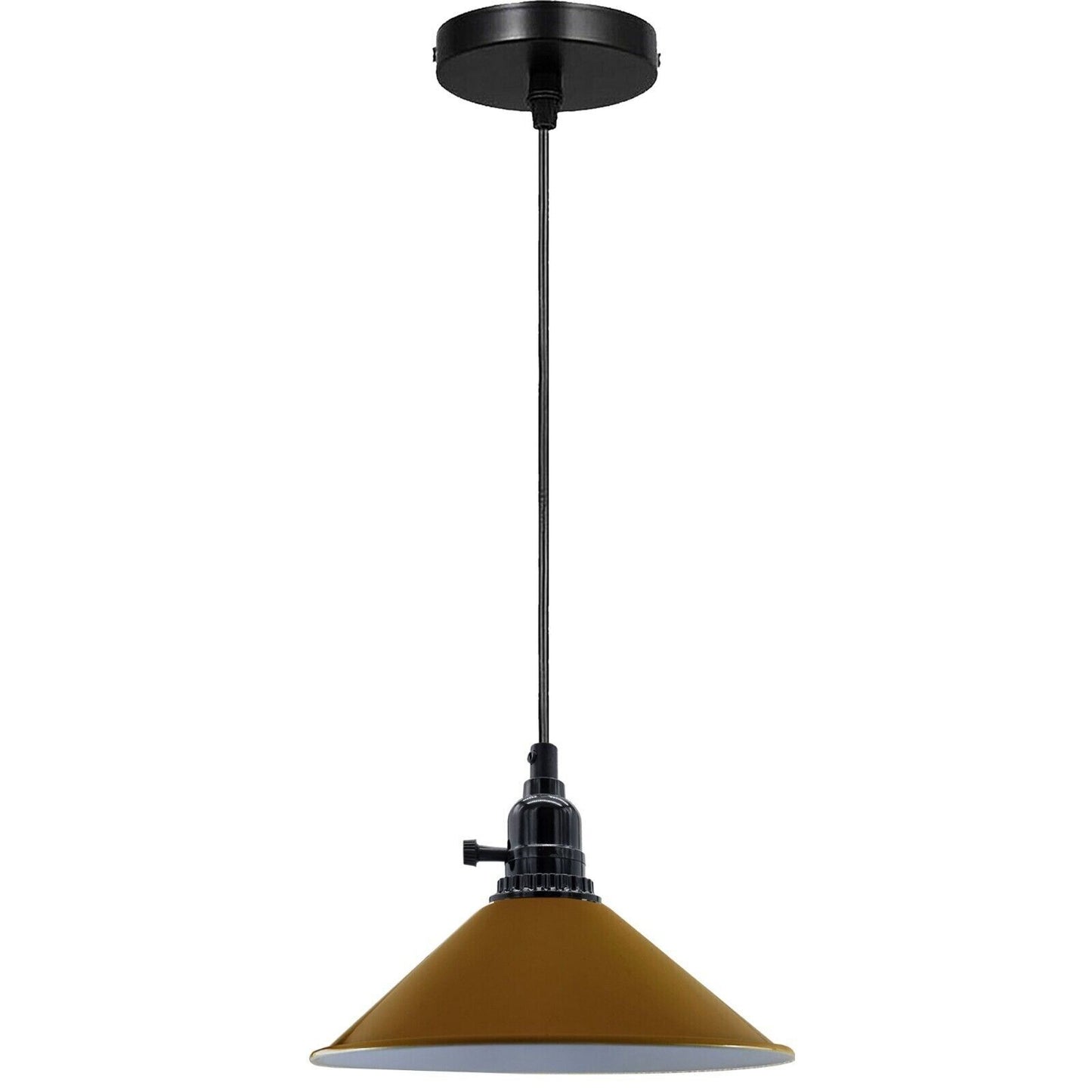 Industrial Black holder Dimmer Switch Hanging Pendant Light ~1557