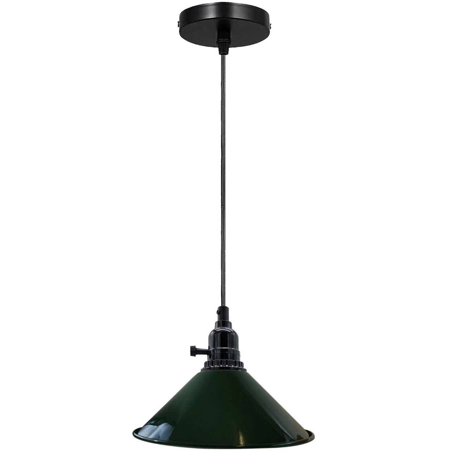 Industrial Black holder Dimmer Switch Hanging Pendant Light ~1557