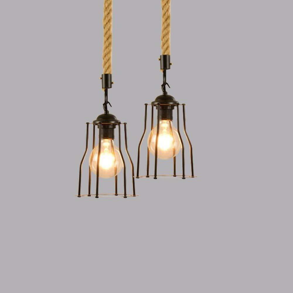 Industrial Hemp Rope Hanging Pendant Lights~1760