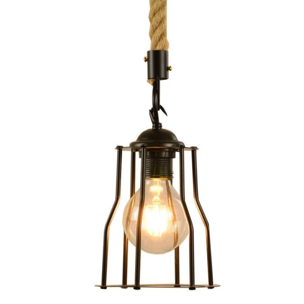 Industrial Hemp Rope Hanging Pendant Lights~1760