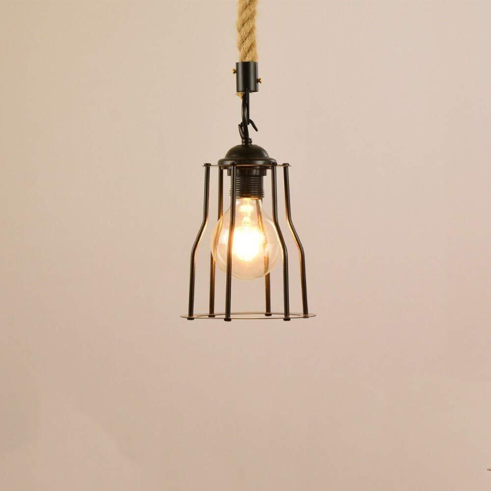 Industrial Hemp Rope Hanging Pendant Lights~1760