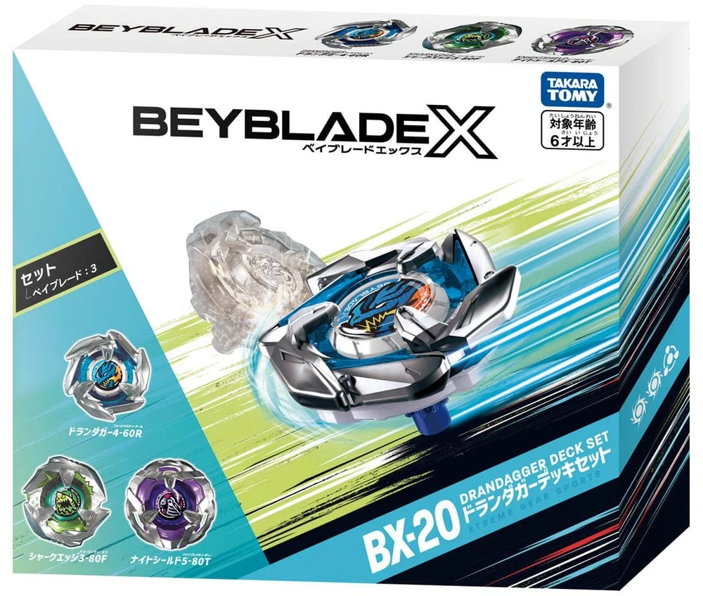 Takara Tomy Beyblade X - BX-20 Dran Dagger Deck Set 