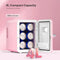 Retro Mini Fridge with Handle – 4L / 6-Can Cooler & Warmer – Pink