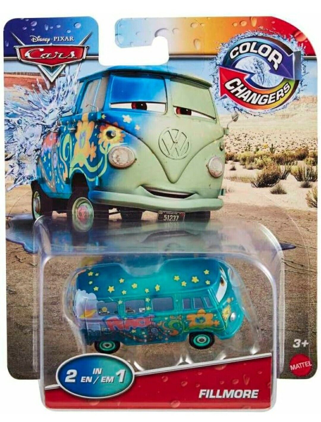 Disney Pixar Cars On The Road Color Changers - Fillmore 