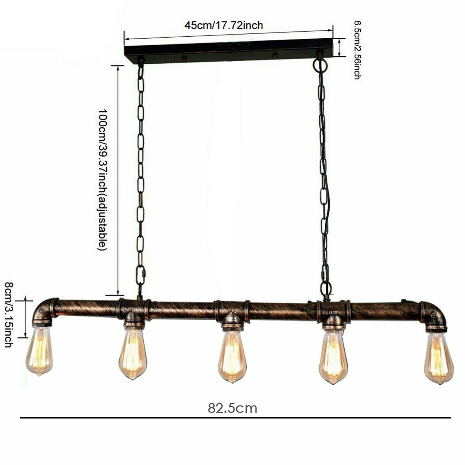 Industrial Steampunk Ceiling Pendant Lighting~1340