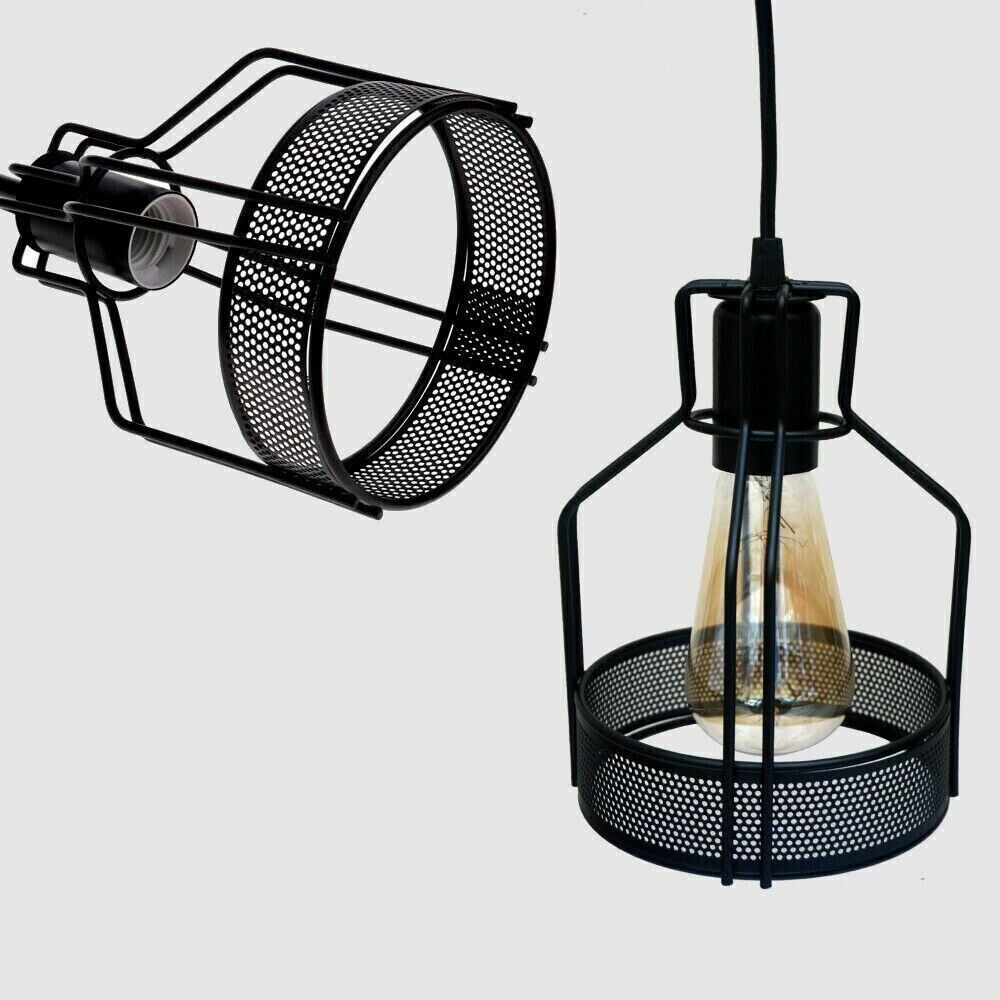 Modern Metal Bird Cage Black Pendant Light~1642