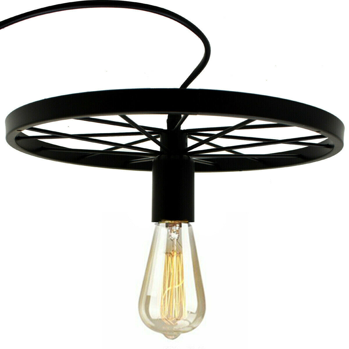 Retro Industrial Ceiling Wheel Pendant Light ~1534