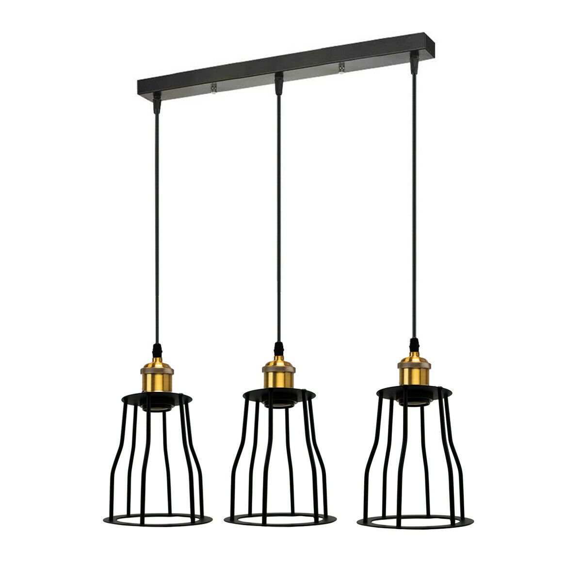 Modern 3-Wire Cage Ceiling Pendant Light~1422