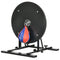 Soozier Adjustable Speed Bag Platform Wall Mounted 360° Swivel Boxing Training Equipment Home Gym
