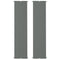 Outsunny 2 Pcs UV Protection Pergola Replacement Canopy, Pergola Shade Cover, Easy to Install, for 10' x 10' Pergola, Dark Grey