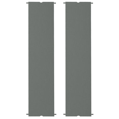 Outsunny 2 Pcs UV Protection Pergola Replacement Canopy, Pergola Shade Cover, Easy to Install, for 10' x 10' Pergola, Dark Grey 