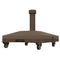 Outsunny Square Parasol Base, Portable Umbrella Stand with Wheels, Water or Sand Filled, for Φ0.75