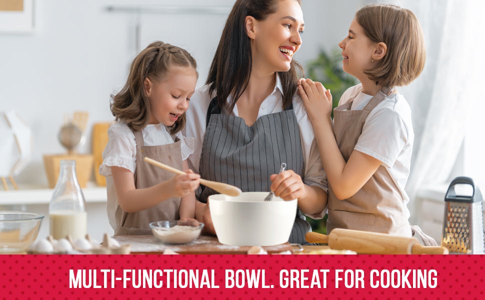 Salad Set Bowl With Acacia Servers 