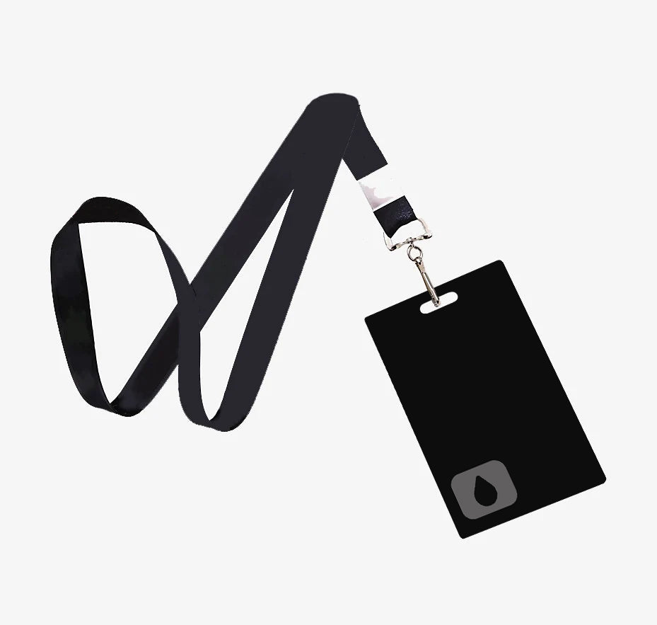 Severance Lumon Industries Keycard ID Badge Black PVC Card Lanyard 