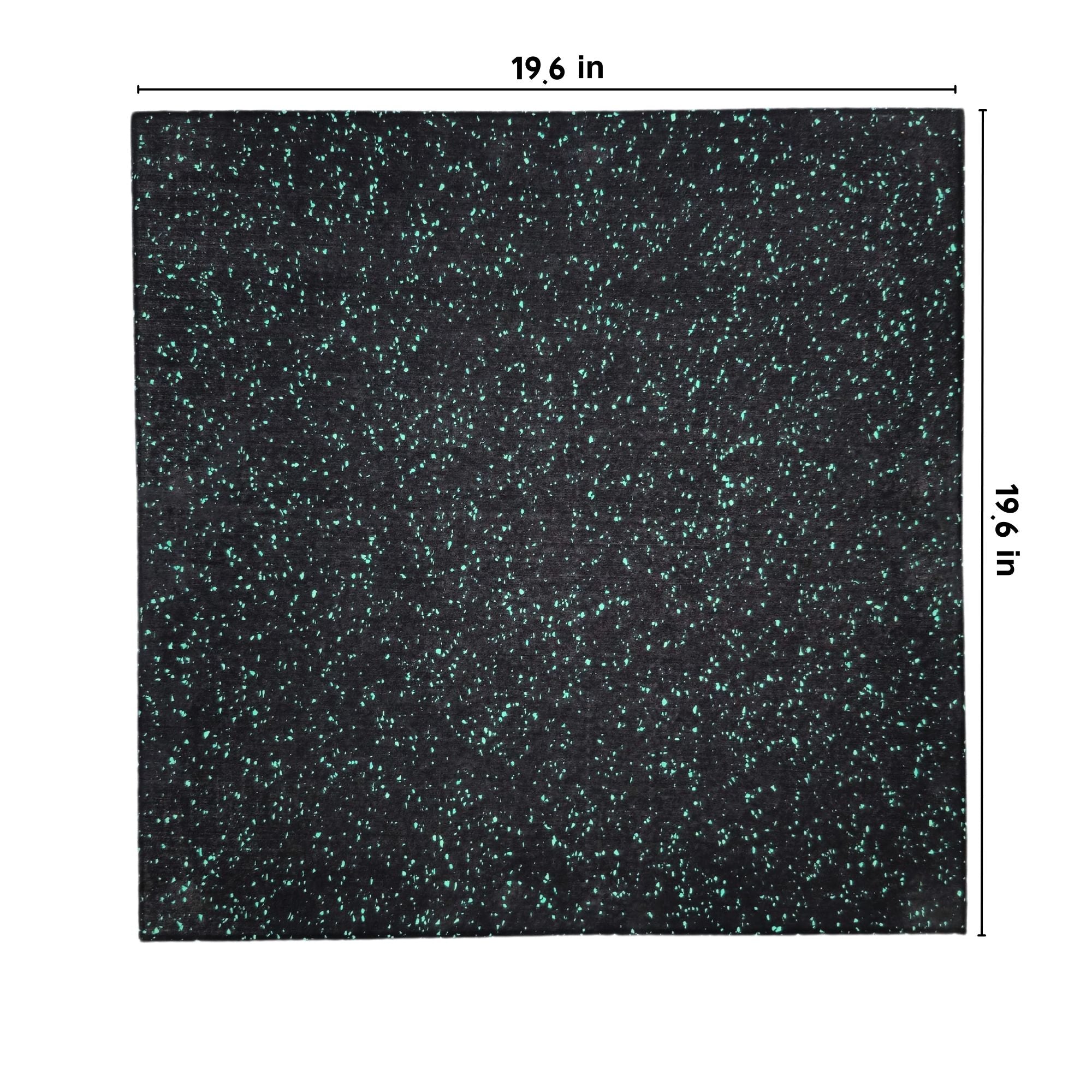 HAJEX Hard Floor Mats for Gym - Pack of 6 