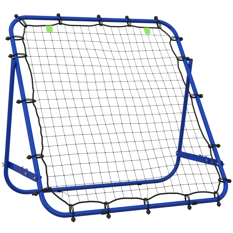 Soozier Volleyball Rebounder Net, Adjustable Soccer Rebounder, Baseball Volleyball Training Equipment Aid, Blue