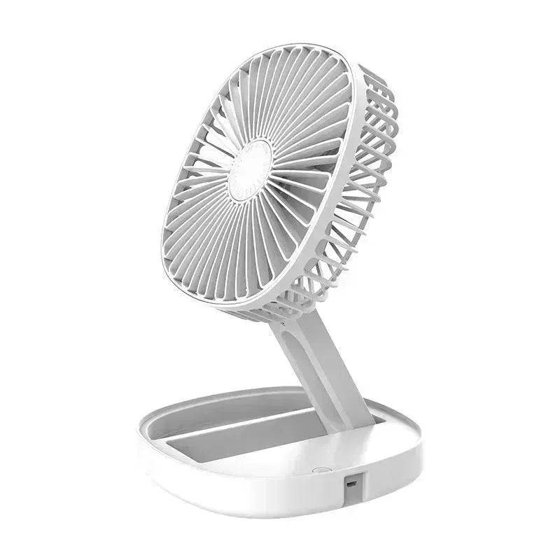 Small Portable Air Conditioning Appliances Foldable Electric Fan USB Rechargeable Desktop Fans 