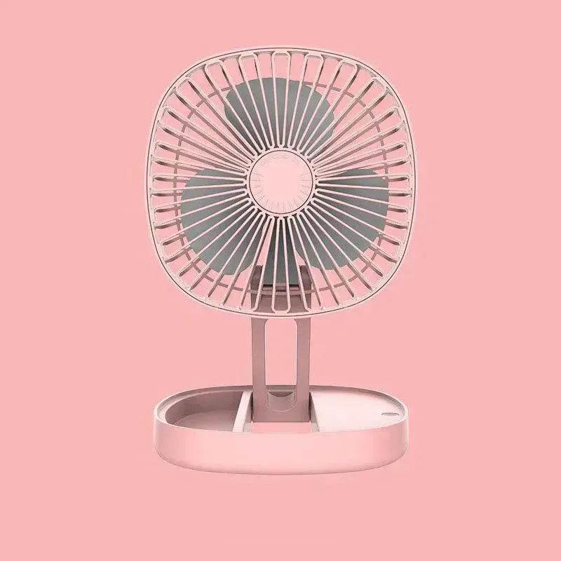Small Portable Air Conditioning Appliances Foldable Electric Fan USB Rechargeable Desktop Fans 