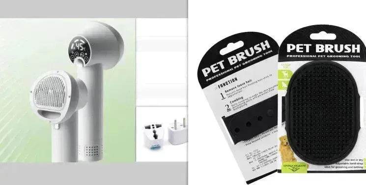 Smart Pet Hair Dryer Dog Golden Retriever Cat Grooming Hairdressing Blow & Comb Silent No Harm Pet Cleaning Supplies Pet Products 