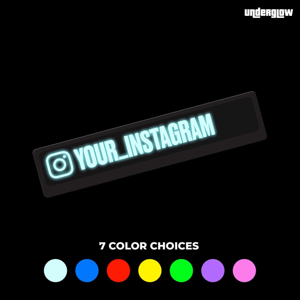 Social Media | LED Decal | USB Powered