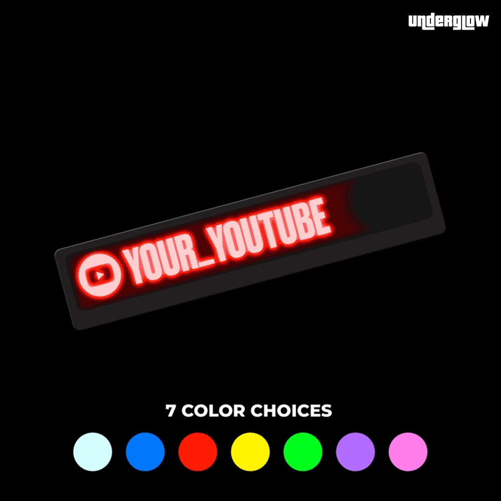Social Media | LED Decal | USB Powered