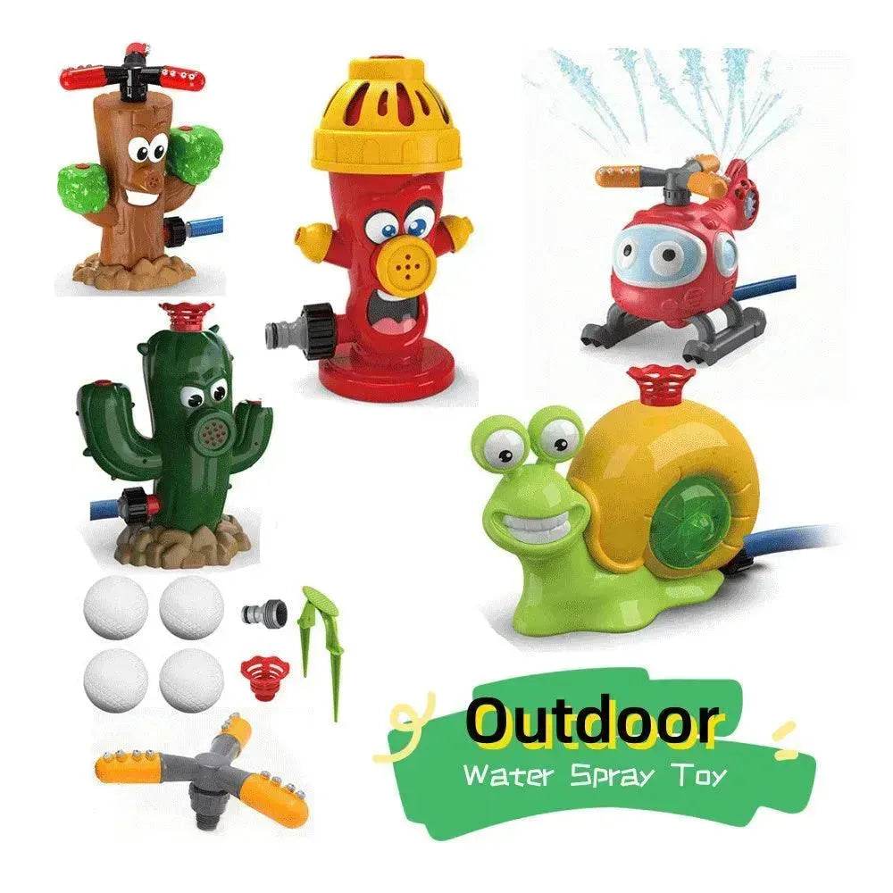 Sprinkler Outdoor Water Spray Toy Garden Water Toys Summer Yard Cartoon Splash Sprinkler Baby Bath Toy For Kids 