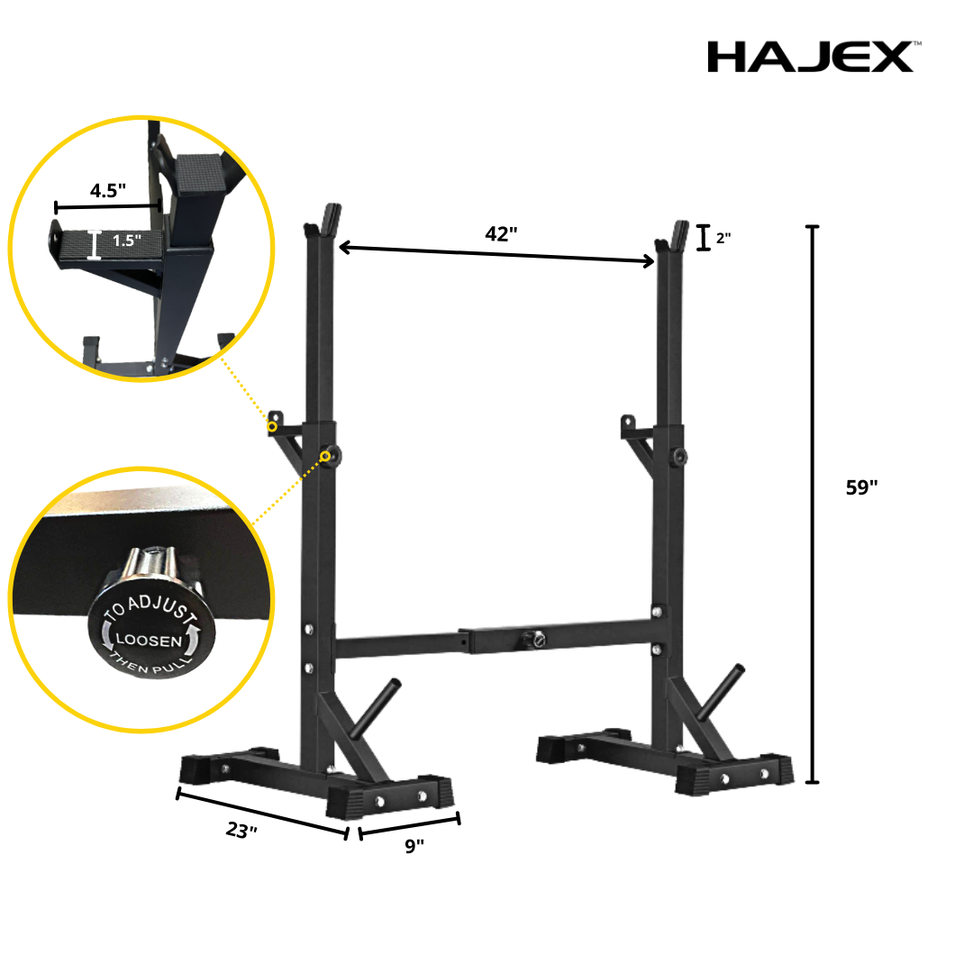 Adjustable Squat Rack | HAJEX 