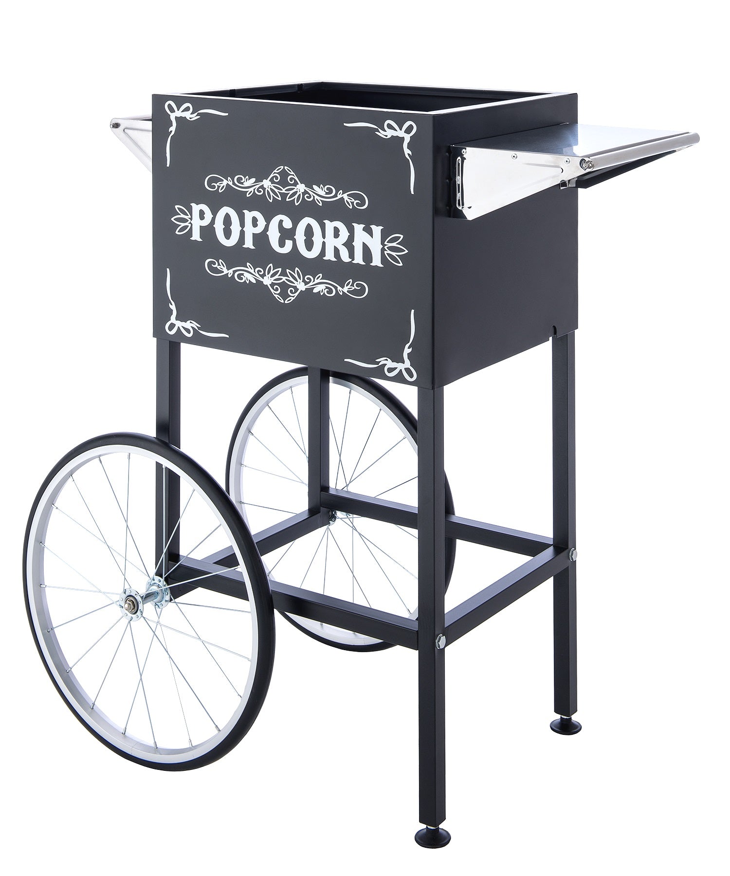 Popcorn Machine Cart Black 12oz 