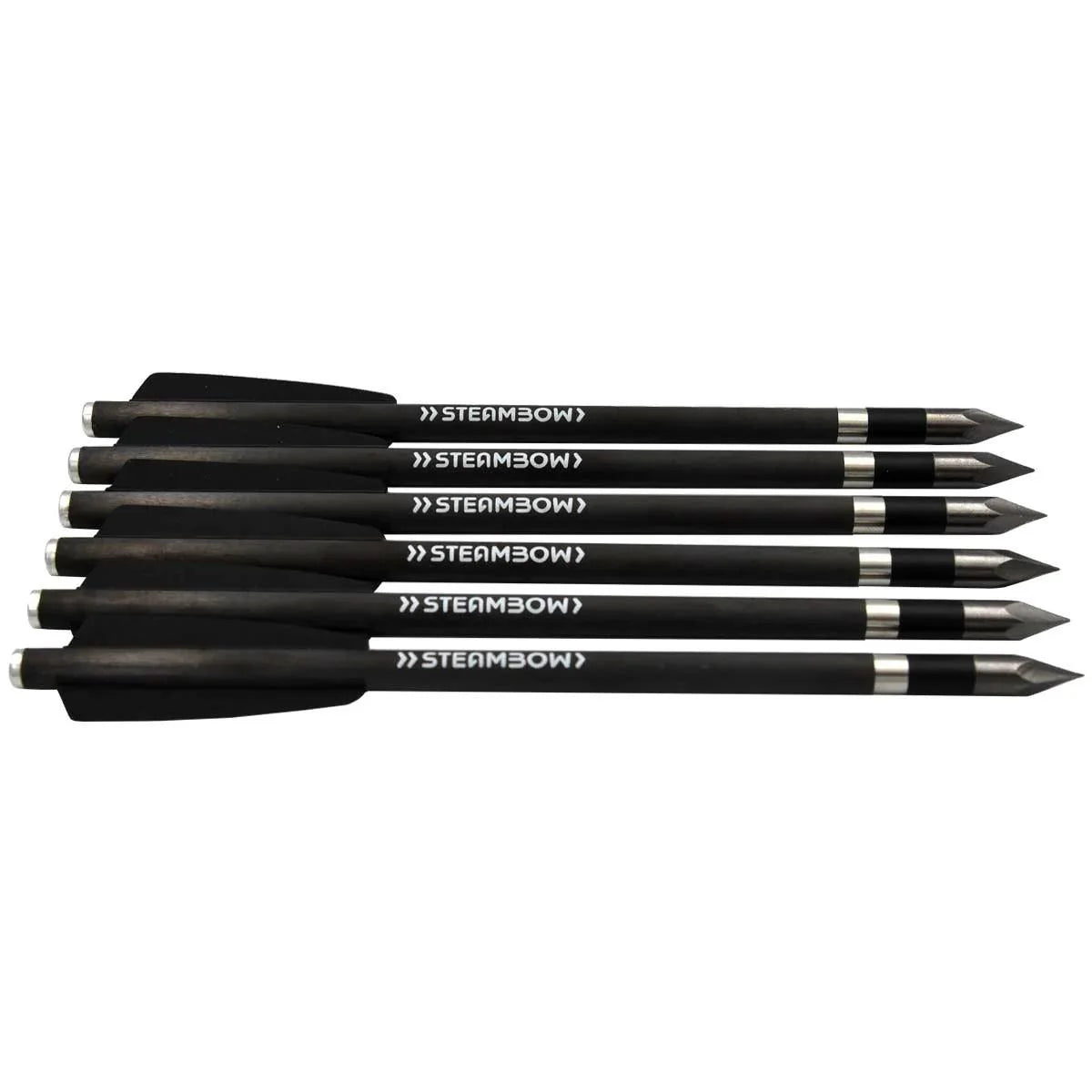 Steambow Archery AR-Series Carbon Bodkin Arrows - 6 Pack 