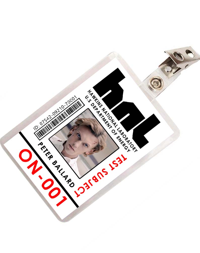 Stranger Things Peter Ballard ID Badge 