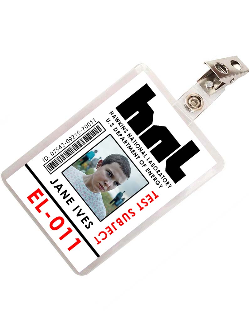 Stranger Things Jane Ives Eleven 11 ID Badge 