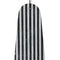 Stripes & Leather Marble Cutting Board | Black & White Marble, Bamboo & Wood with Leather Tie – 16