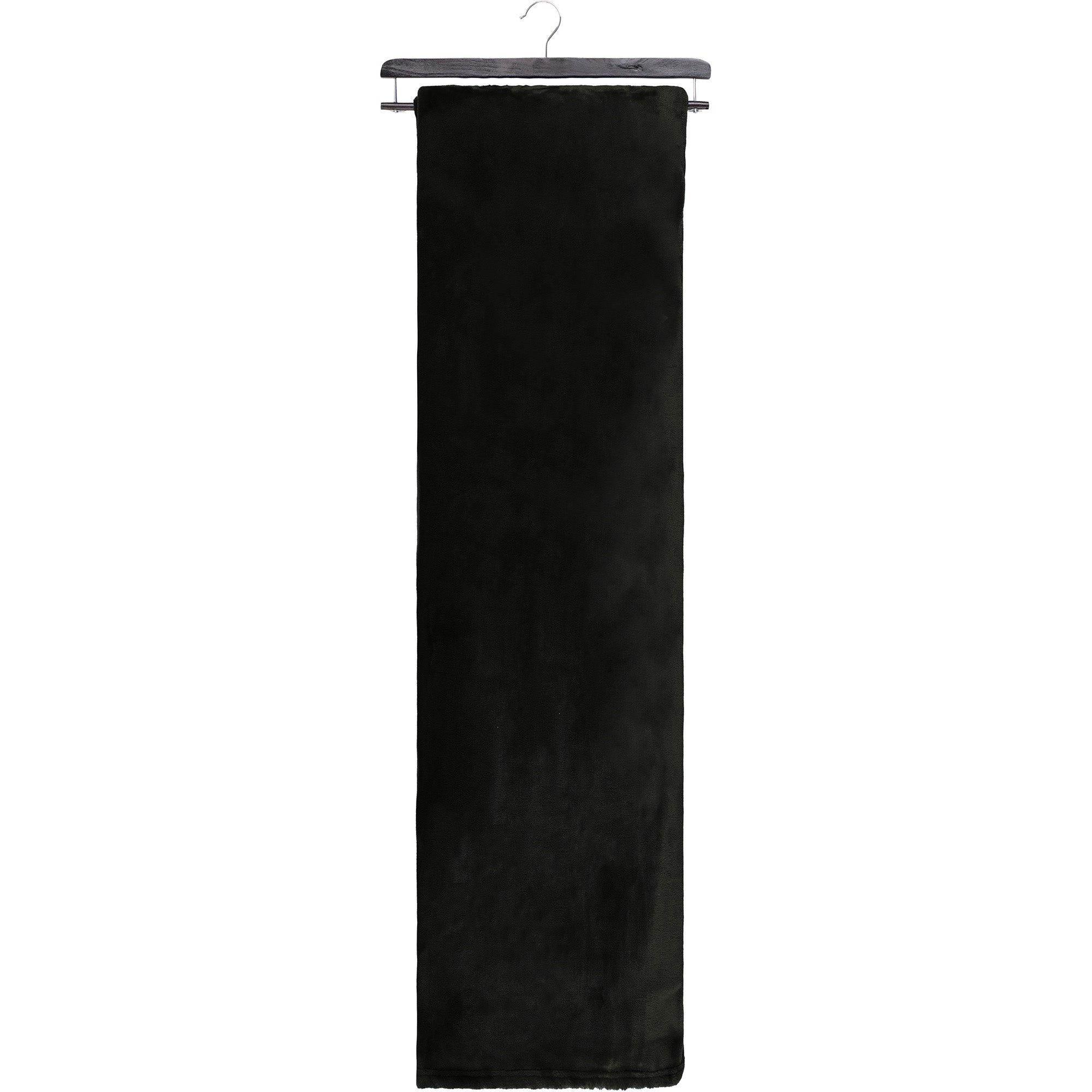 Super Soft Flannel Blanket Throw Home Decor Bedding 80X88 Black 
