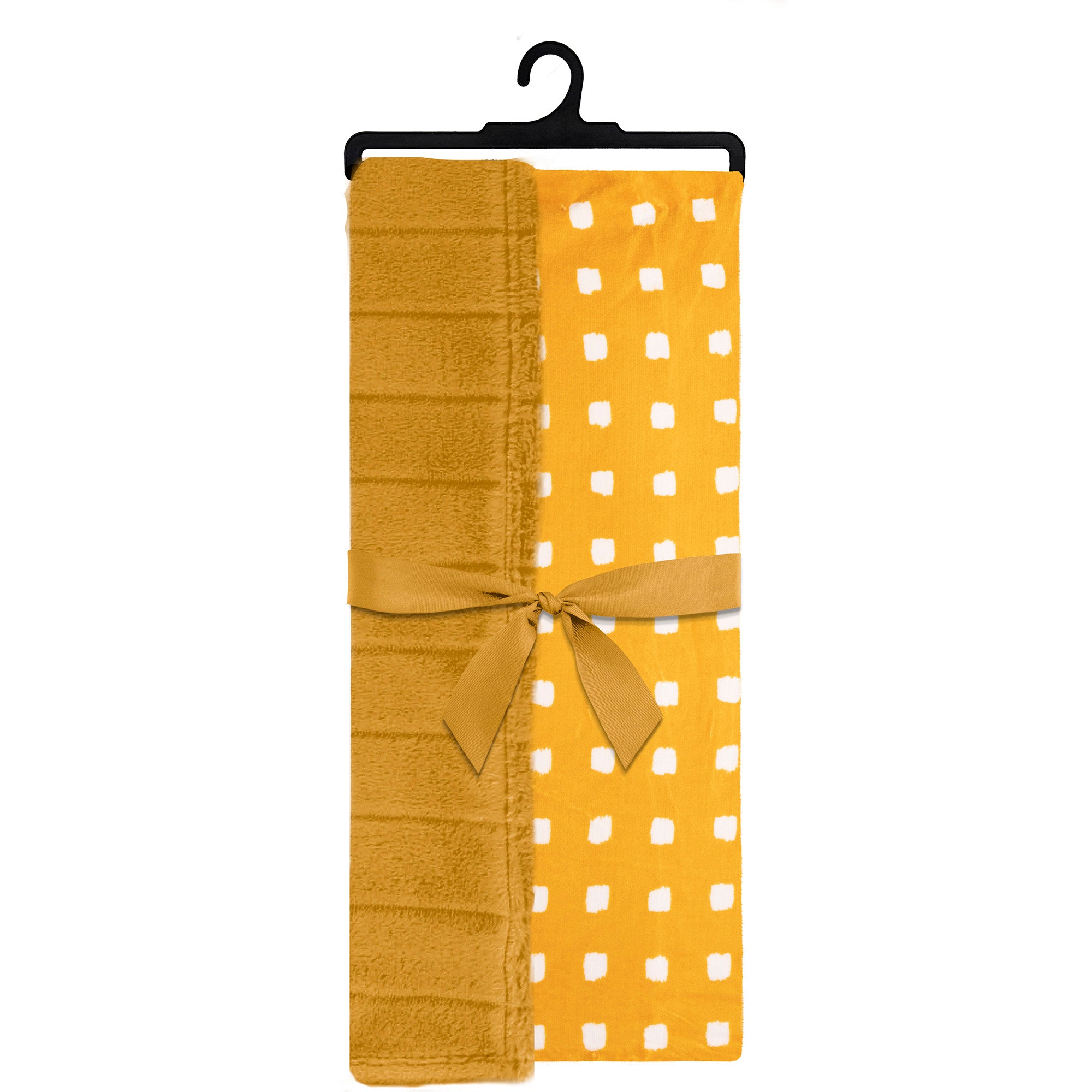 Super Soft Ribbed Faux Fur Blanket Throw Home Decor Bedding  48X60 Mustard 