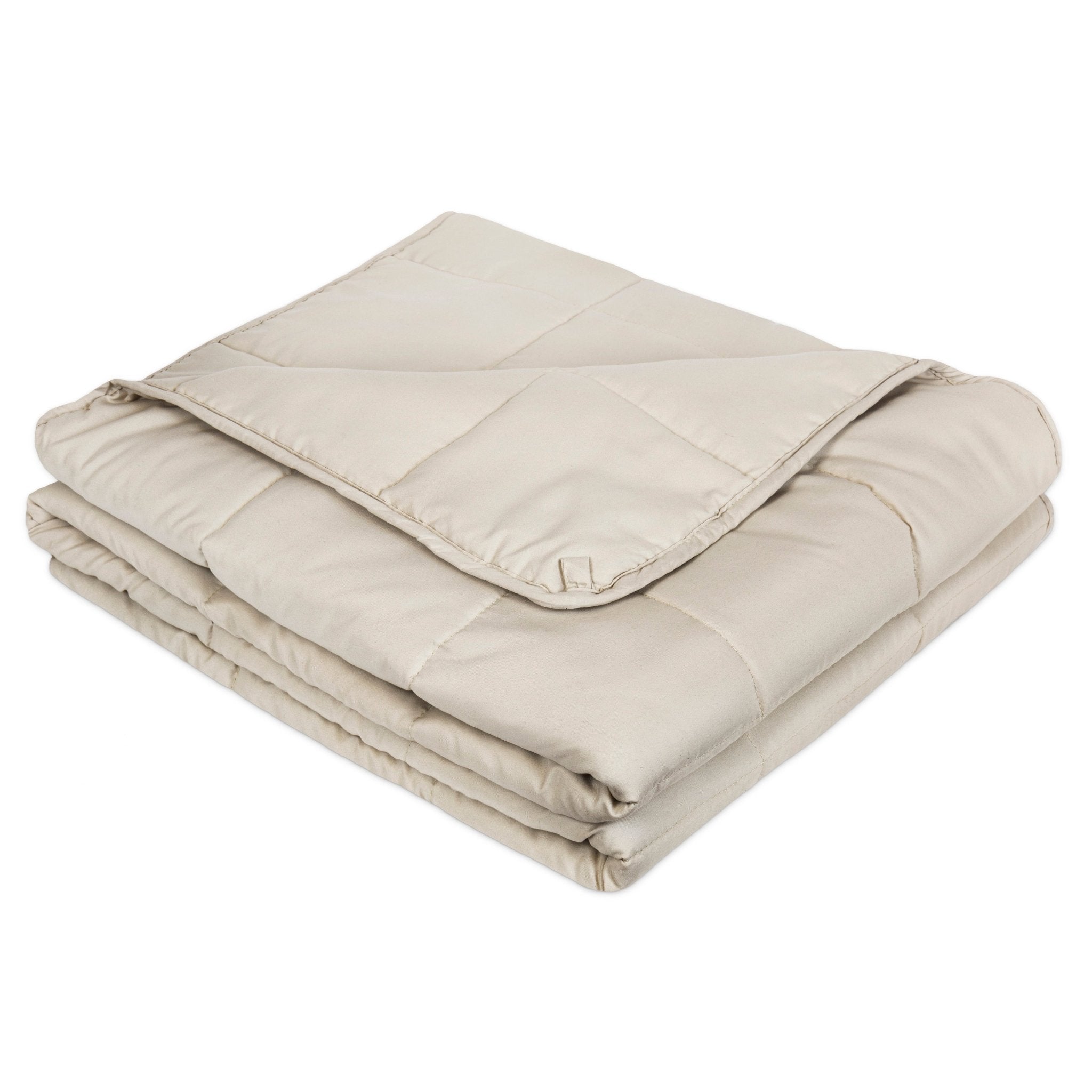 Super Soft Woven Weighted Blanket Throw Home Decor Bedding 48x72 Beige 