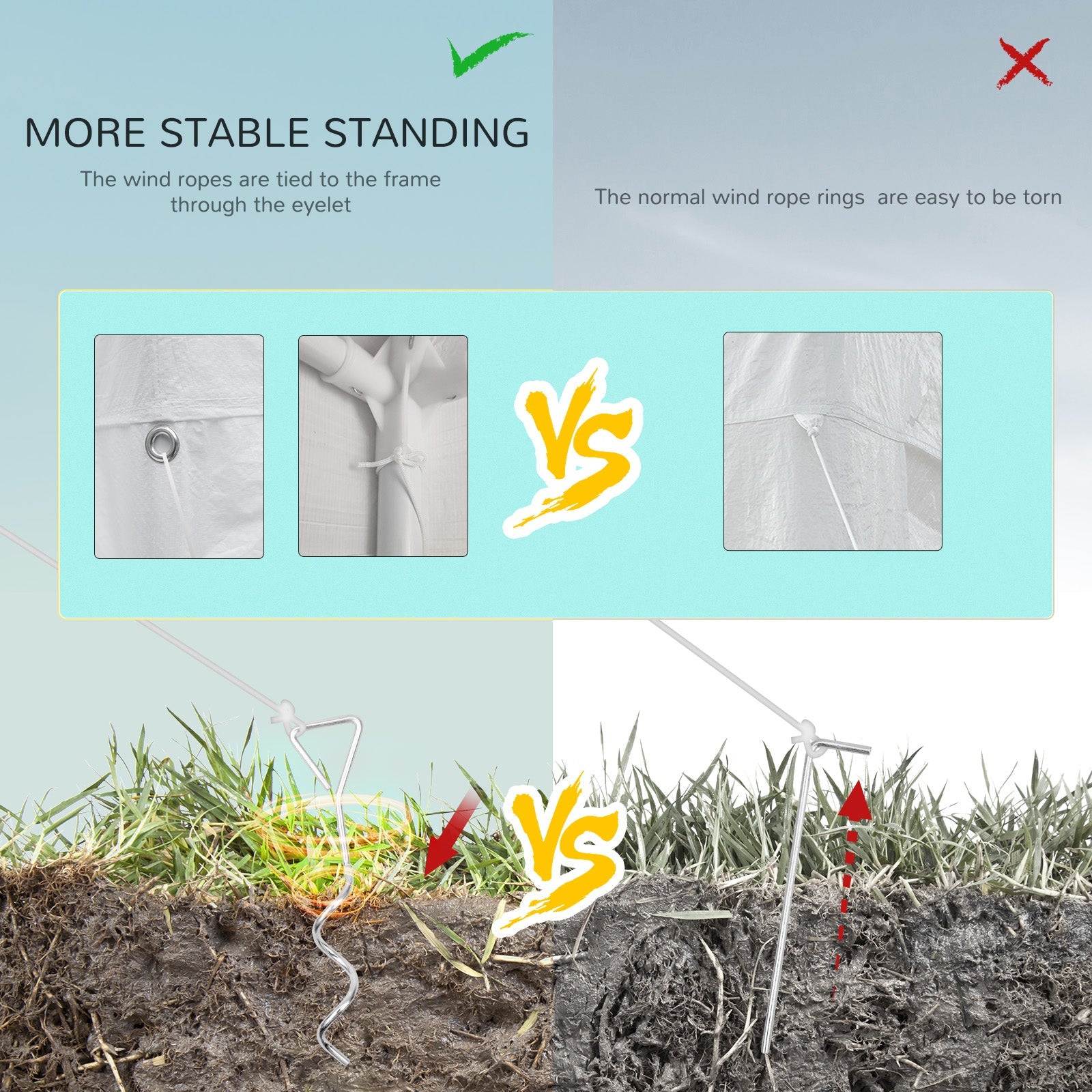 Outsunny 10 x 28ft Portable Party Tent, Gazebo Wedding Party Tent for Garden Dining and Outdoor with 5 Removable Sidewalls, White 