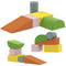 Qaba Climbing Toys for Toddlers with Removable Cover, Indoor Activity Play Set for Crawling, Sliding, Orange/Green
