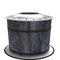 Outsunny Portable Fire Pit: Smokeless Camping Bonfire Stove for Backyard/Patio/Picnic, Black
