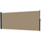 Outsunny 13' x 5' Retractable Side Awning, Outdoor Privacy Screen for Garden, Hot Tub, Balcony, Terrace, Pool, Khaki