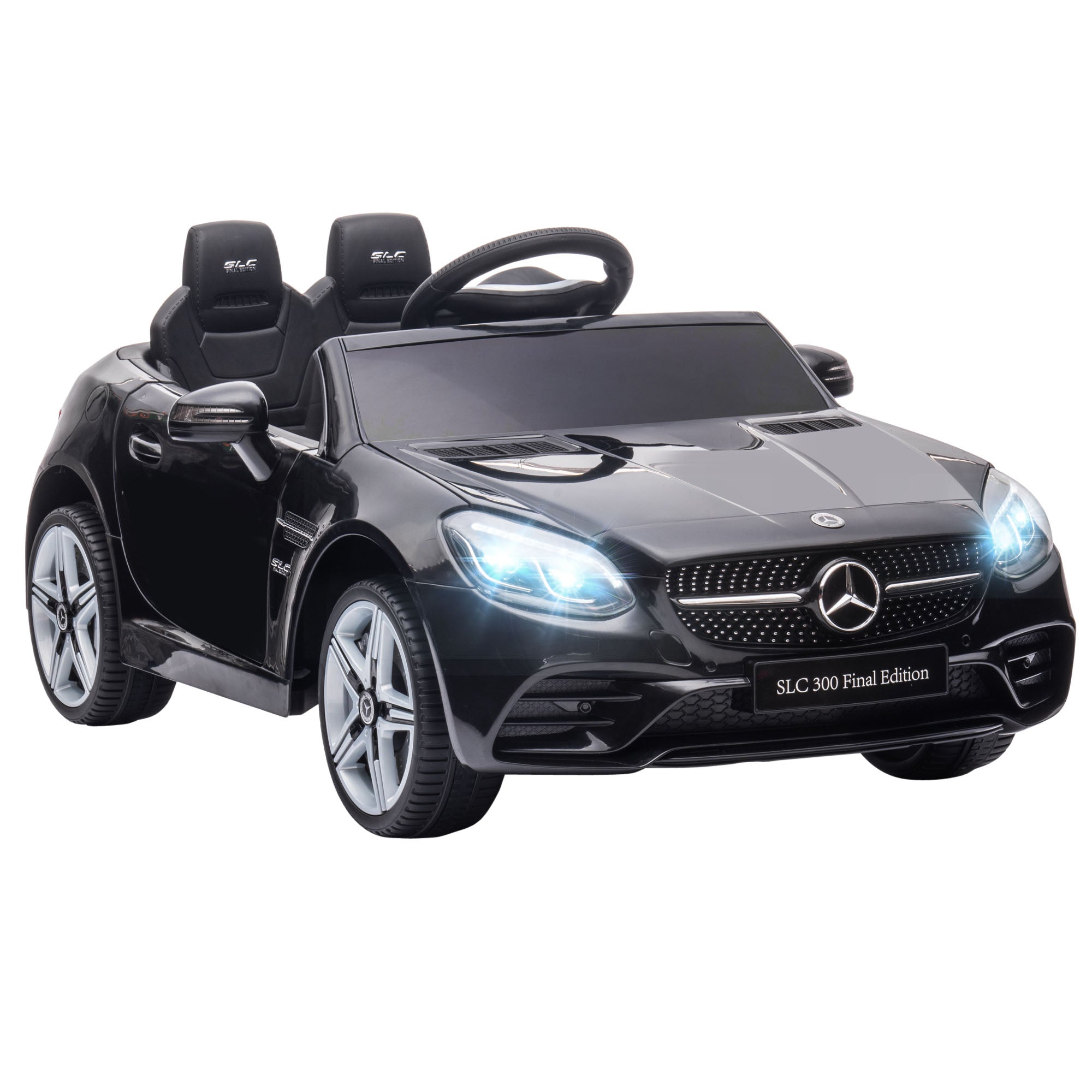Aosom Electrifying Adventures: 12V Kids Electric Ride-On Car with Parental Remote, Music, Lights, Suspension for 3-6 Years, Black 